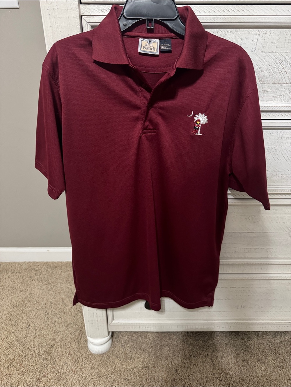 Blue Pointe Men's Polo Shirt - Burgundy
